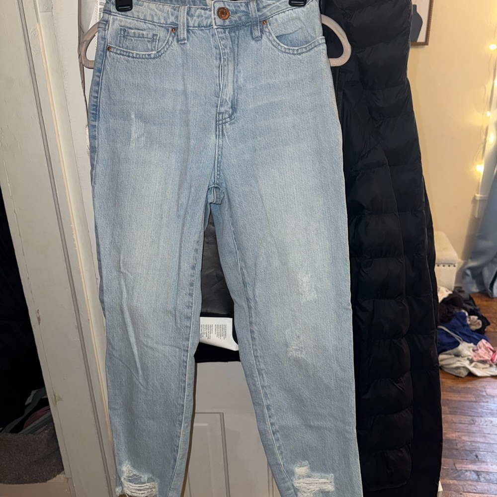 Umi Blue High Rise Jeans Relaxed Fit